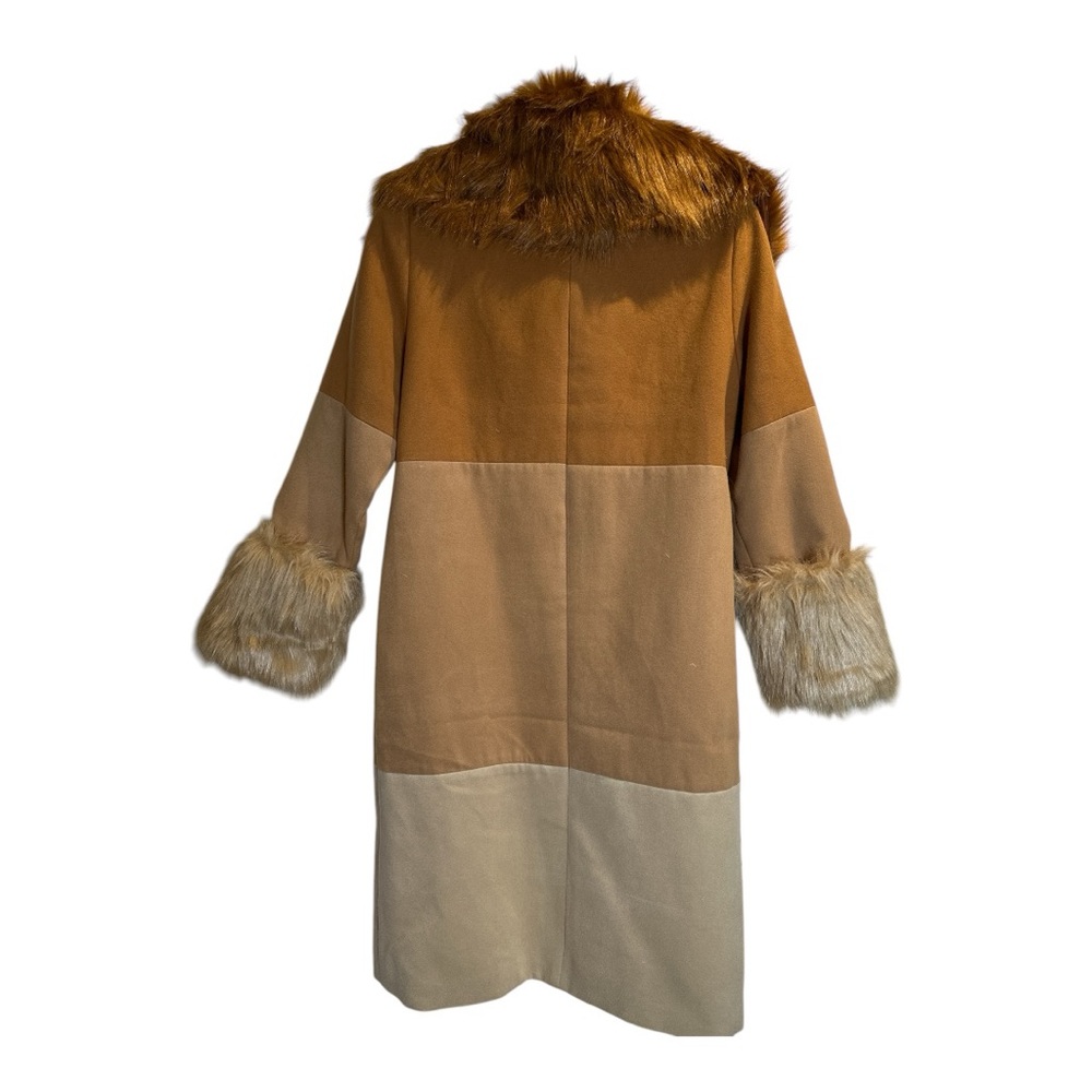 Fashion Nova “Pardon My French” Faux Fur Trim Coat - Picture 8 of 13